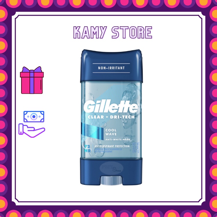 Lăn Khử Mùi Gillette Clear Gel 107g