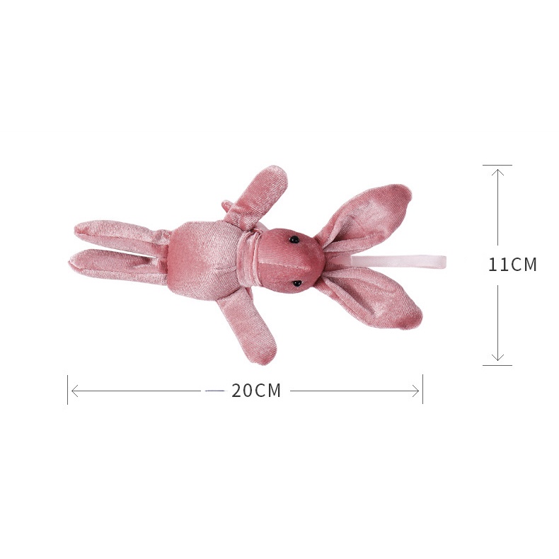 Móc Khóa Thỏ Nhồi Bông Đáng Yêu