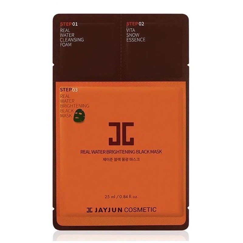Mặt nạ JayJun Real Water Brightening Black Mask