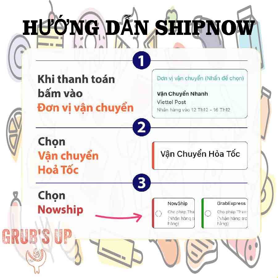 Khô heo cháy tỏi 300g Grub's up - Ăn vặt nào bạn ơi | BigBuy360 - bigbuy360.vn
