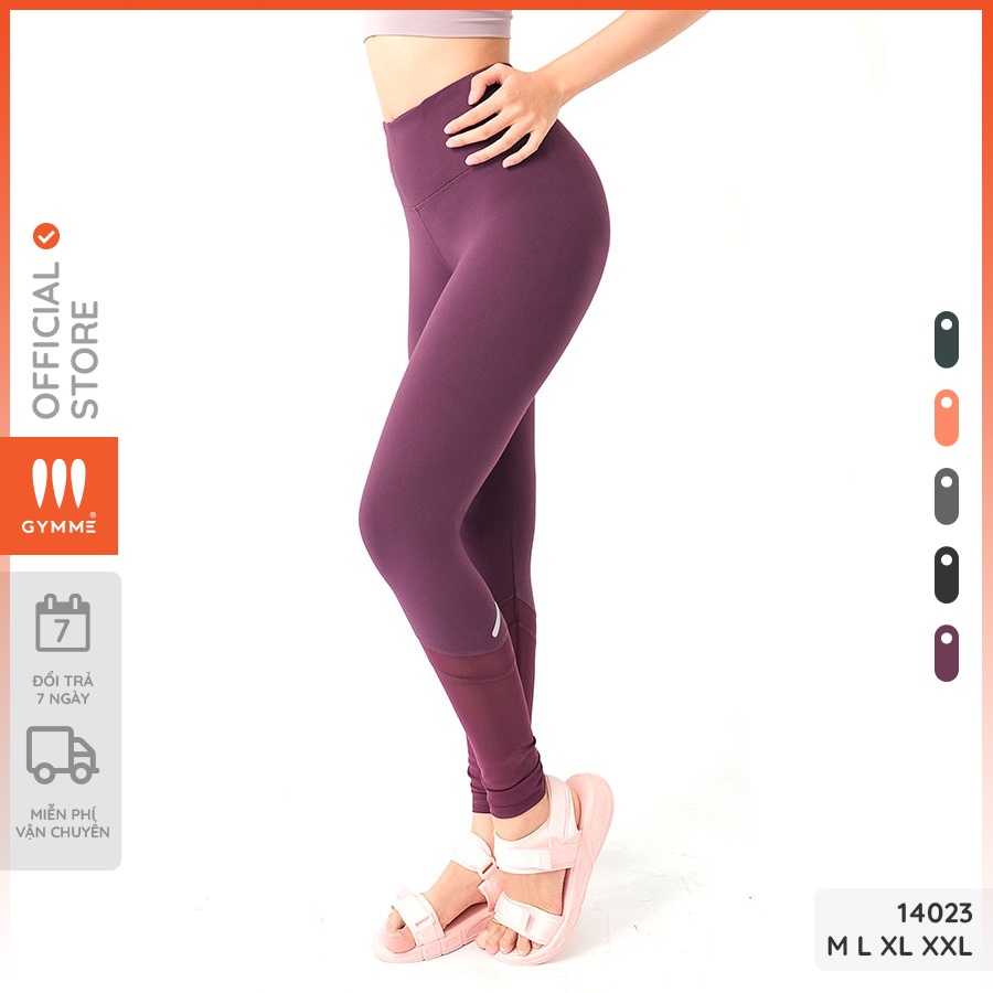 Quần legging nữ tập gym, yoga GYMME dáng dài nâng mông - 14023