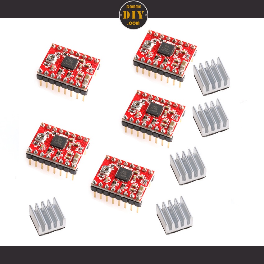 Driver A4988 - DRV8825 Module điều khiển động cơ bước - motor step