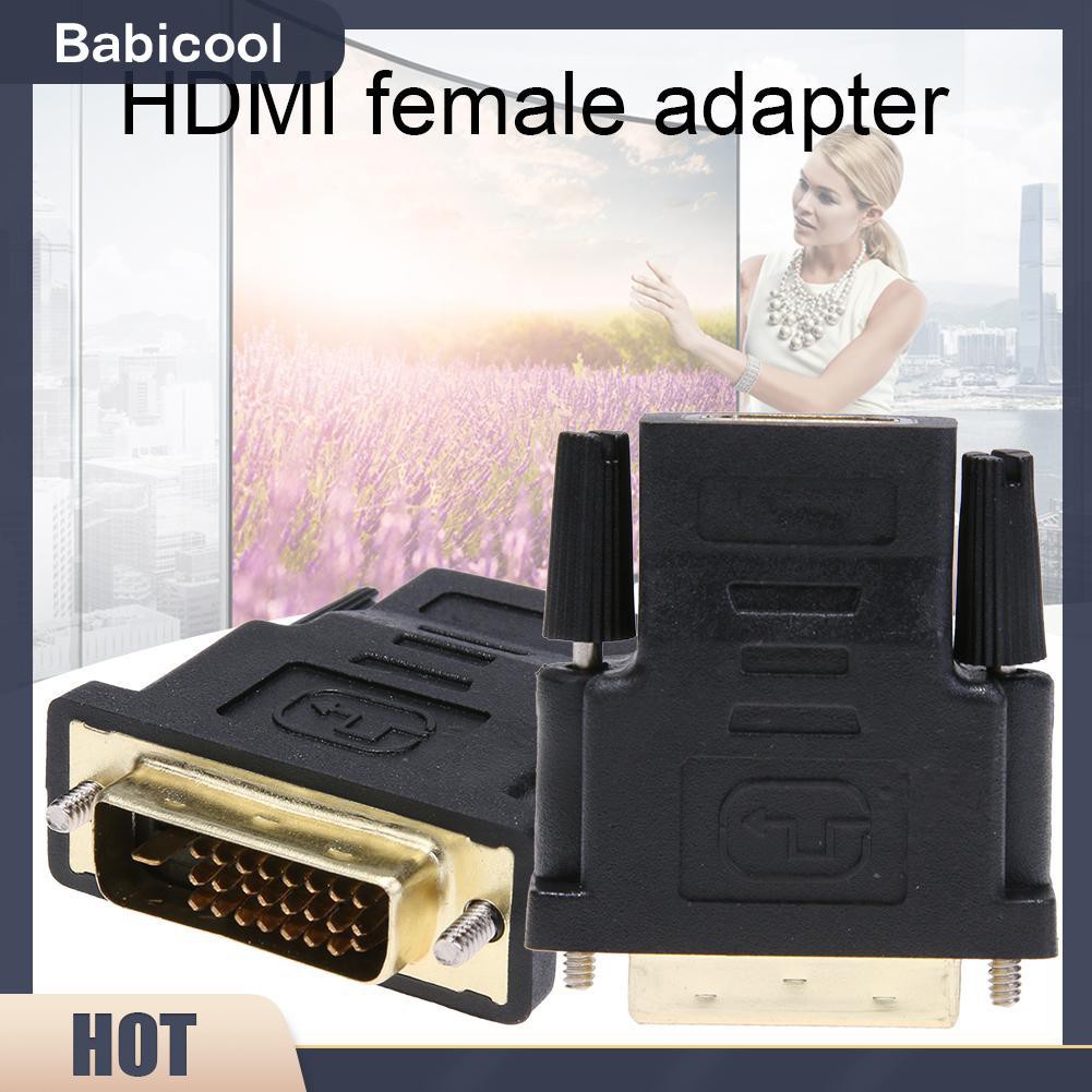 Cáp Chuyển Đổi Từ Hdmi Female Sang Dvi 24 + 1pin Male