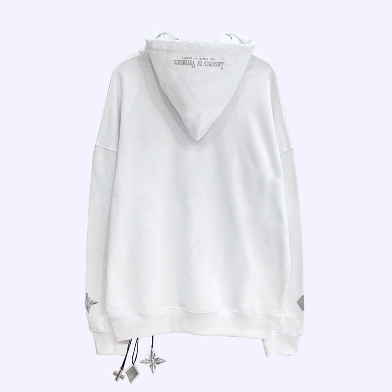 [Mã LTNP50 giảm 50000 đơn 150000] Áo khoác White Silver Signature LDV Hoodie | BigBuy360 - bigbuy360.vn