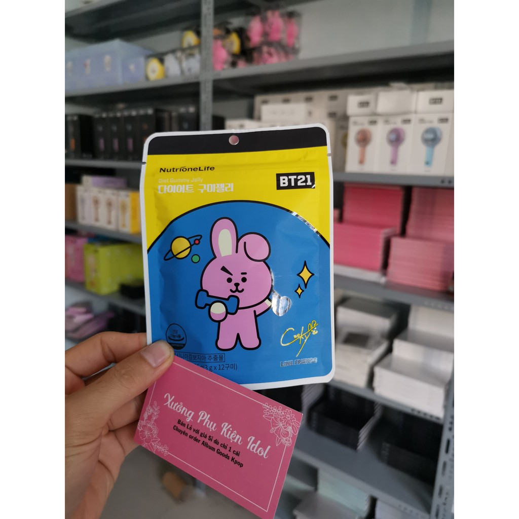 Kẹo Dẻo BT21 Multi Vitamin Gummy Jelly | NutrioneLife x BT21 CHÍNH HÃNG (K106) | BigBuy360 - bigbuy360.vn