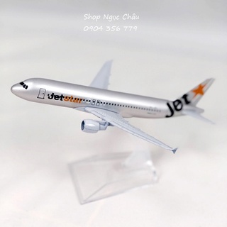 Mô hình máy bay A320 Jetstar Airlines 16cm
