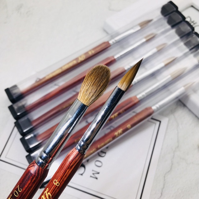 Cọ bút đắp bột số 2,4,12,14,16 loại xịn chất lượng cao