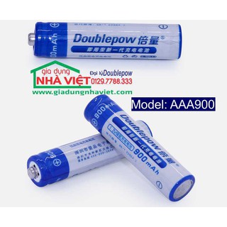BỘ 4 PIN ĐŨA SẠC AAA 900MAH DOUBLEPOW