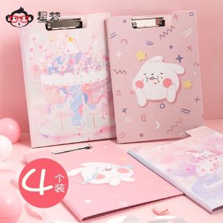 Set 4 Bìa Kẹp Giấy Khổ A4 Nhiều Lớp Dành Cho Học Sinh Trung Học