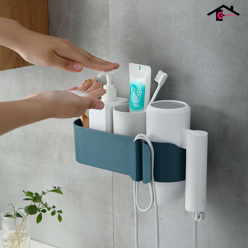 Kệ Để Đồ Nhà Tắm, Giá Để Máy Sấy Tóc Dán Tường Cao Cấp