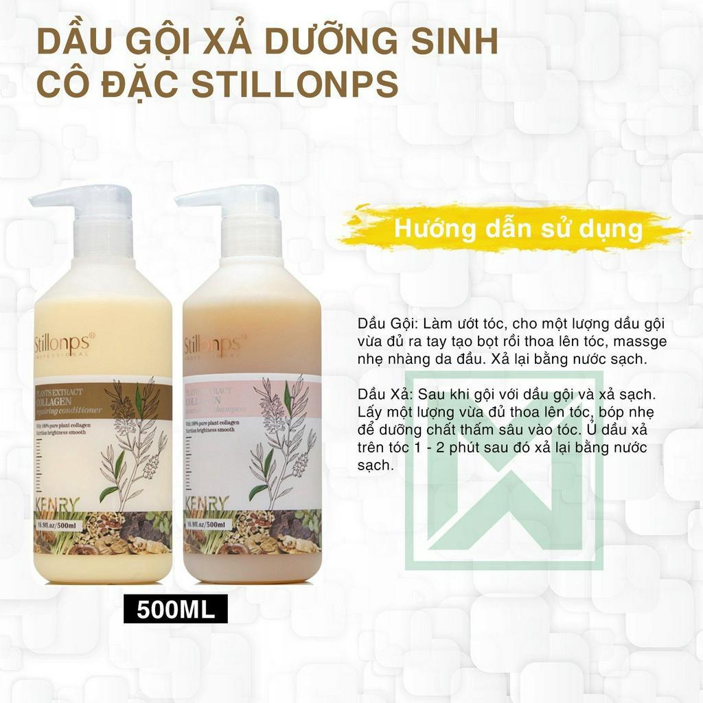 Cặp dầu gội xả dưỡng sinh cô đặc Stillonps 500ml, giúp phục hồi, thư giãn, chống cảm cúm, đau đầu | BigBuy360 - bigbuy360.vn