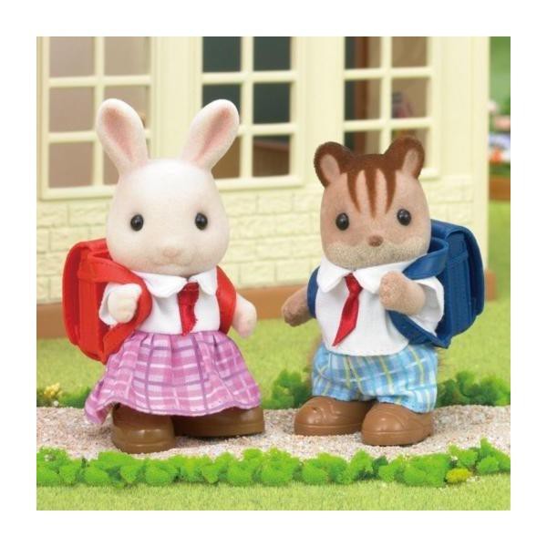 Đồ chơi nhập vai Đôi bạn học Thỏ &amp; Sóc Epoch Sylvanian Families