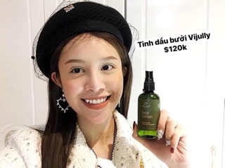 ( Tặng kẹp tóc và Ví  ) Combo 5 chai tinh dầu bưởi Vi Jully