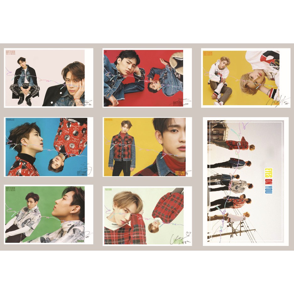 Lomo Card GOT7 Eyes On You Full version Có chữ ký