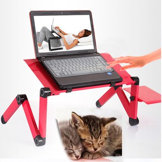 Bàn đỡ laptop chất liệu hợp kim nhôm có thể điều chỉnh, tiện dụng cho dân văn phòng
