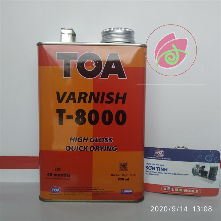 Dầu bóng gỗ nội thất cao cấp TOA Varnish T8000 850ml