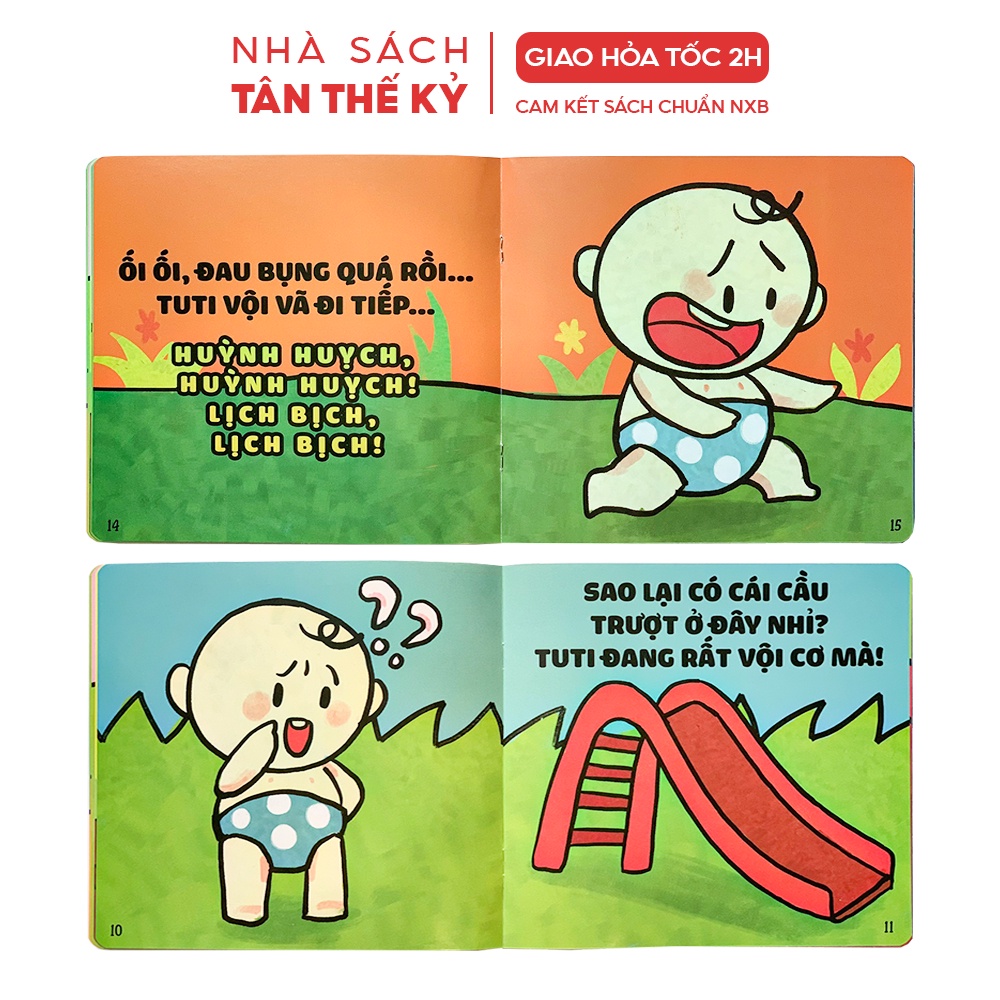 Sách - Ehon Nhật Bản kể chuyện Tuti Tuti cho bé 1-6 tuổi (Bộ 3 cuốn)