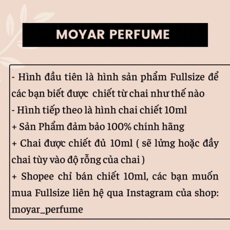 10ml  La Nuit De L'Homme Eau de Toilette YSL / Nước hoa nam