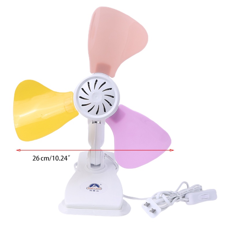 Quạt Để Bàn 220V 10.24inch 15W Có Kẹp Tiện Dụng Cho Gia Đình