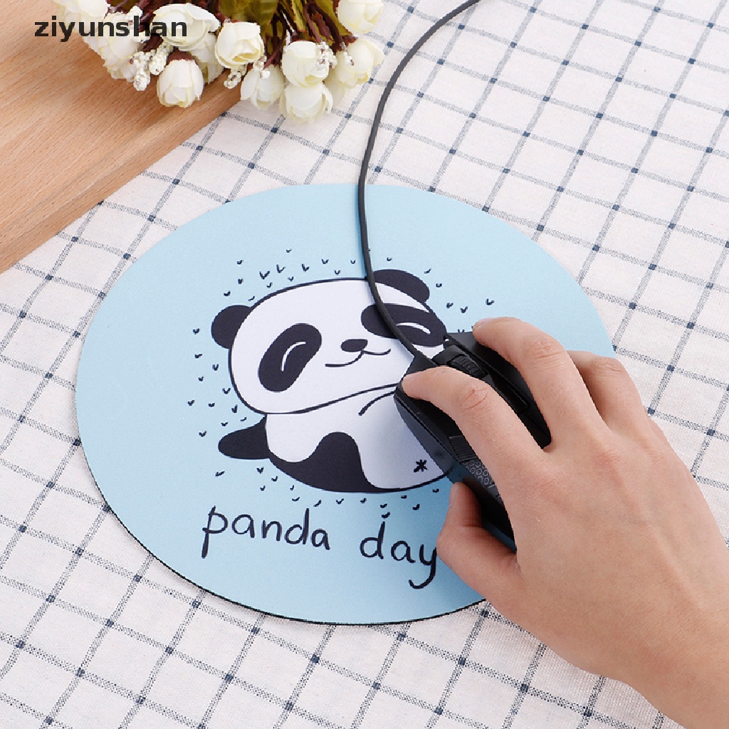 1 Miếng Lót Chuột Chơi Game Hình Gấu Trúc Dễ Thương 22x22x0.3cm