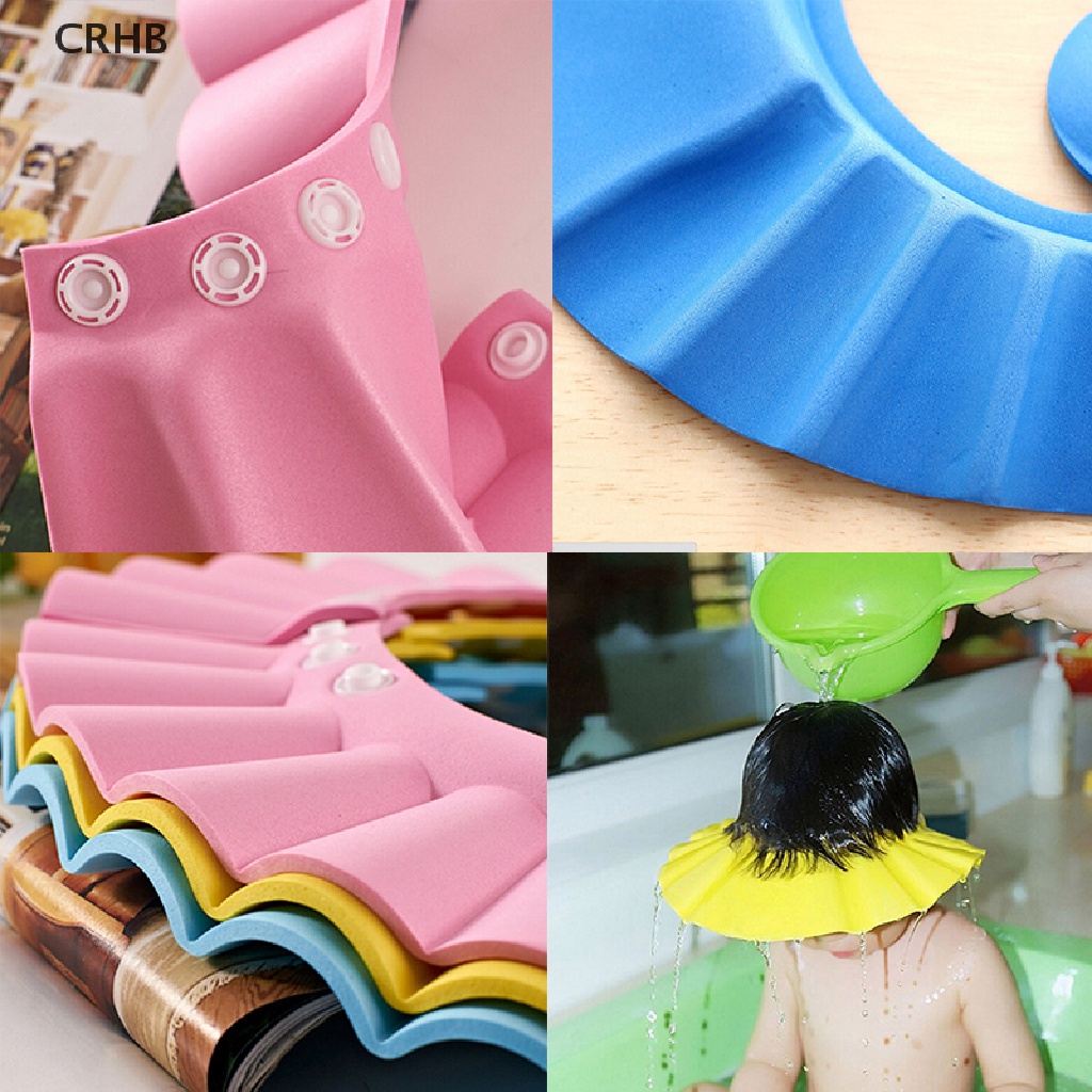 Mũ Tắm Gội Đầu 3 Màu Tùy Chỉnh Dành Cho Trẻ Em Mới