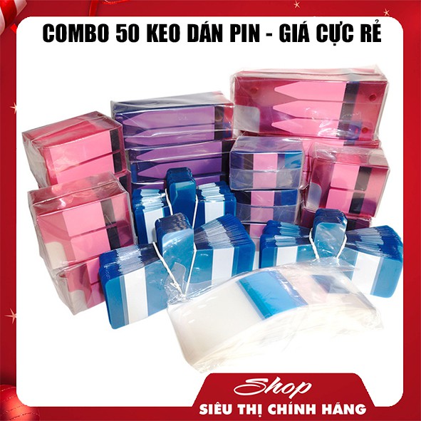 Combo 50 Keo Dán Pin Điện Thoại