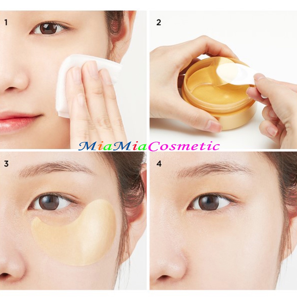 Mặt Nạ Mắt JM SOLUTION Kén Tằm Vàng Cải Thiện Nếp Nhăn, Chống Lão Hóa Jmsolution Golden Cocoon Home Esthetic Eye Patch