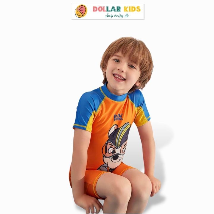 Đồ Bơi Bé Trai Liền Thân Dollarkids Chó RUBBLE, Bộ Đồ Bơi Trẻ Em. Thoáng Mát An To