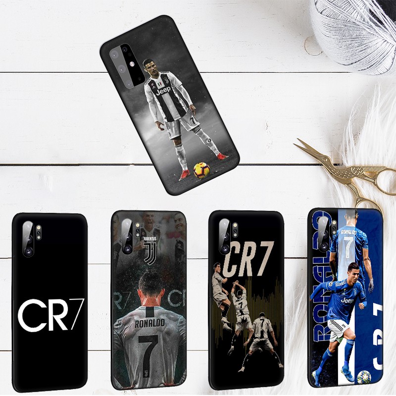Ốp điện thoại silicon mềm in hình CR7 Ronaldo EL32 cho Samsung Galaxy A9 A8+ A8 A7 A6+ A6 Plus 2018 A3 A5 2016 2017