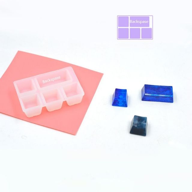 Bộ khuôn silicone tự làm keycaps gaming.