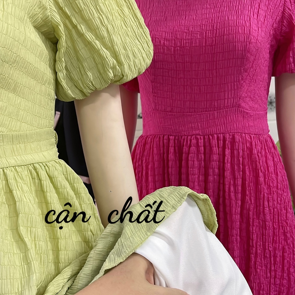 Đầm váy xòe đi biển, dạo phố , dự tiệc 2 MÀU xinh tươi   - Thời Trang VADA (V09)