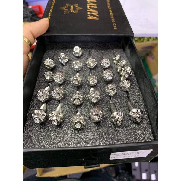 [ CÓ HỘP ] Ốc lốc máy Salaya chuẩn inox 304 cực đẹp đầy đủ các dòng xe