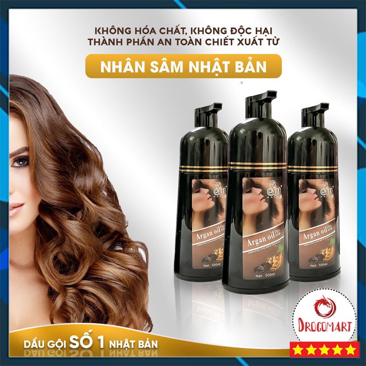 [Gội Là Đen] Dầu Gội Đen Tóc Nhân Sâm Sin Hair, Bóng Mượt Không Gây Hư Tổn Cho Tóc Và Da Đầu Cam Kết Chính Hãng