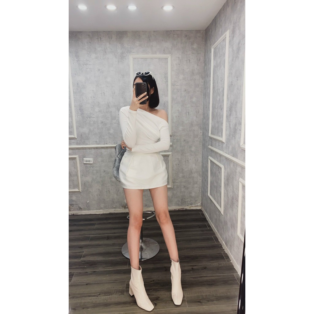 Áo Thun Lệch Vai Tay Dài ZR