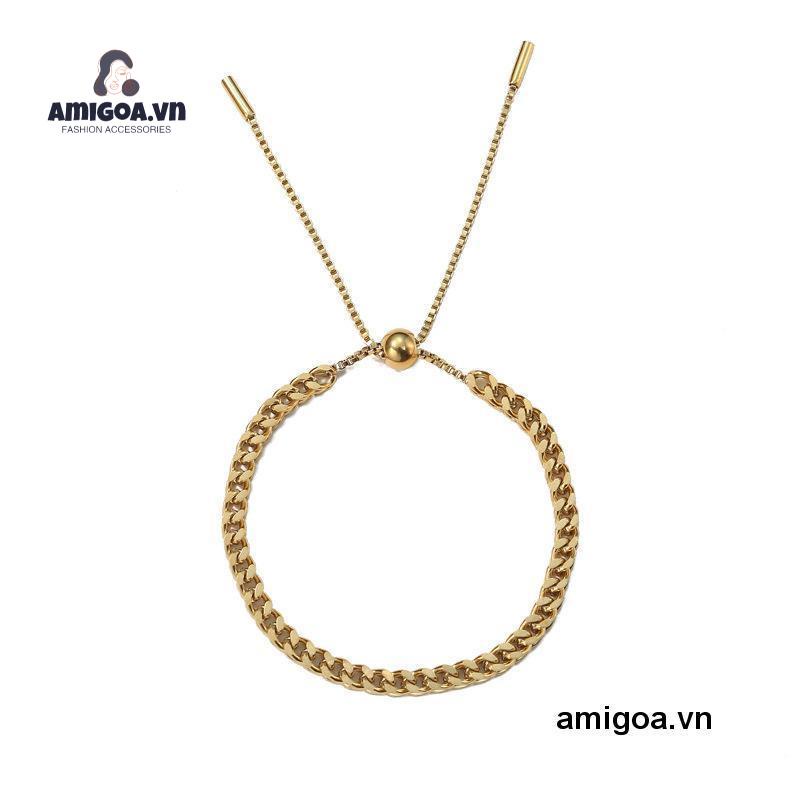 1 Vòng Tay Dây Bện Bằng Thép Titan Mạ Vàng Thời Trang Cho Nữ