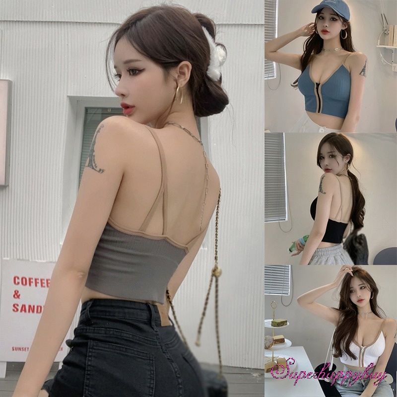 Áo Thể Thao Không Tay Cổ Chữ V Dáng Ôm Thời Trang Dành Cho Nữ