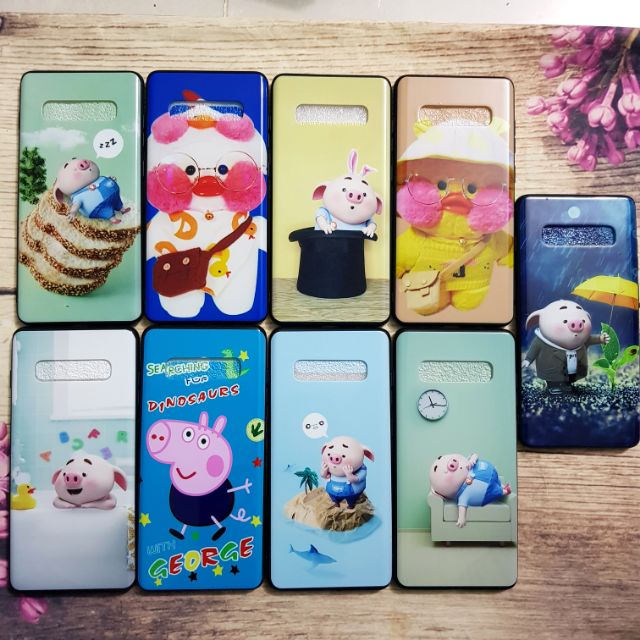 Ốp lưng Samsung S10 Plus viền dẻo hình bóng hoạt hình 6D cao cấp
