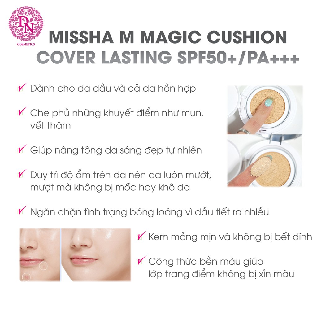 Phấn Nước Missha Magic Cushion Tone 21- 23