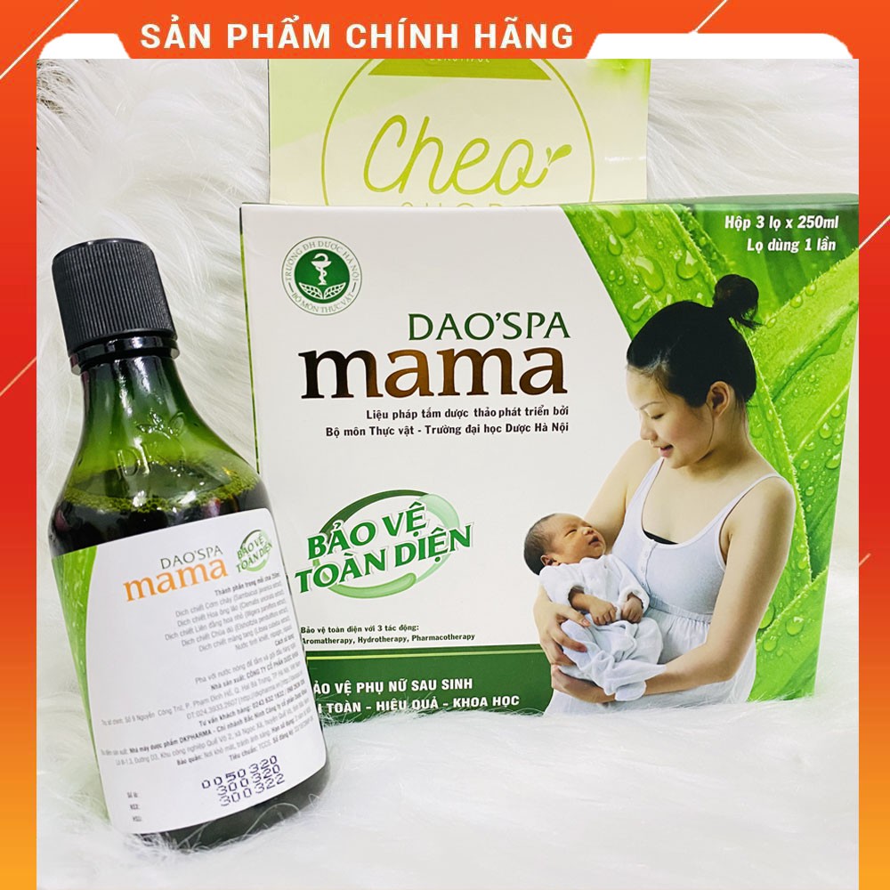 Nước tắm cho mẹ sau sinh Dao Spa, Mama Dao'Spa