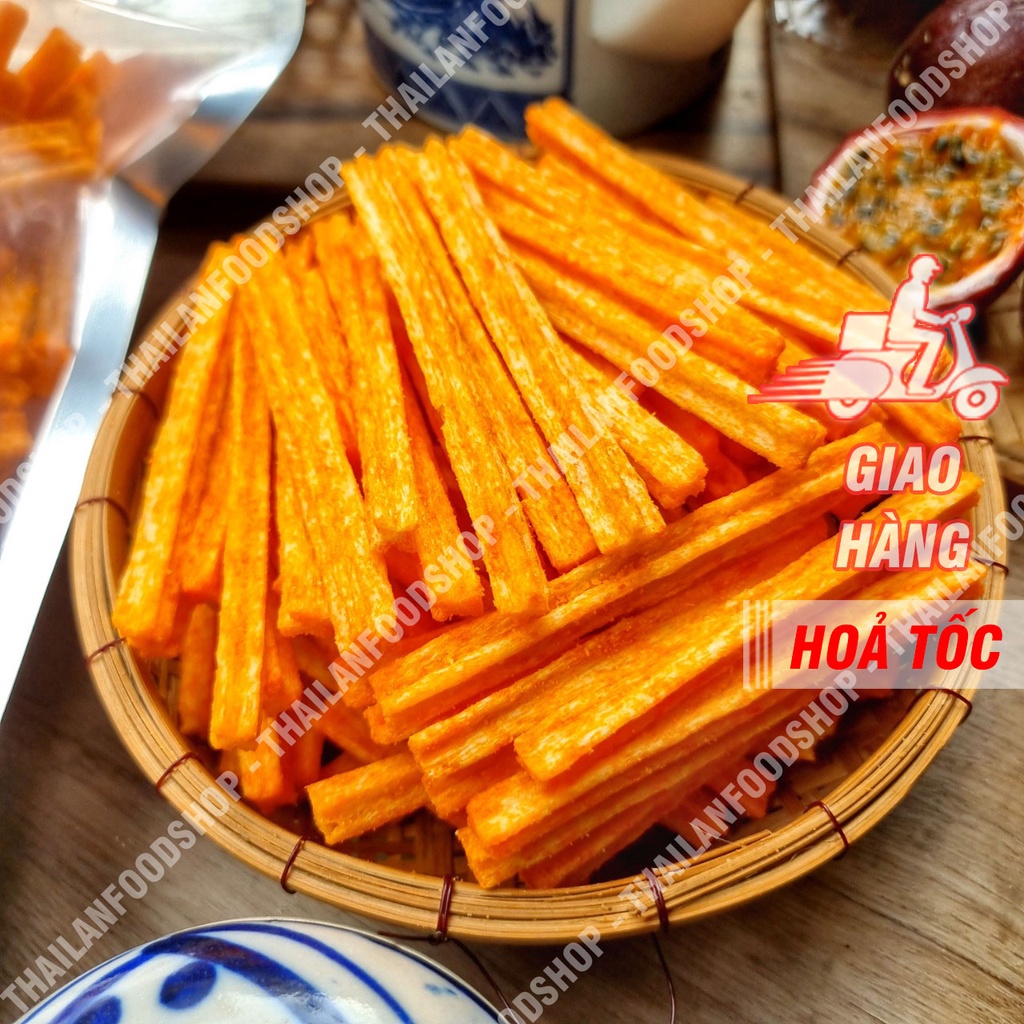 Khoai Tây Lắc Bột Phô Mai Dạng Ống Túi 500gr