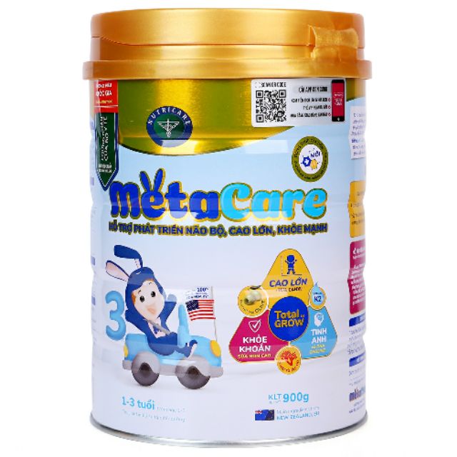 Sữa bột MetaCare 3 900g (Date mới nhất từ công ty)