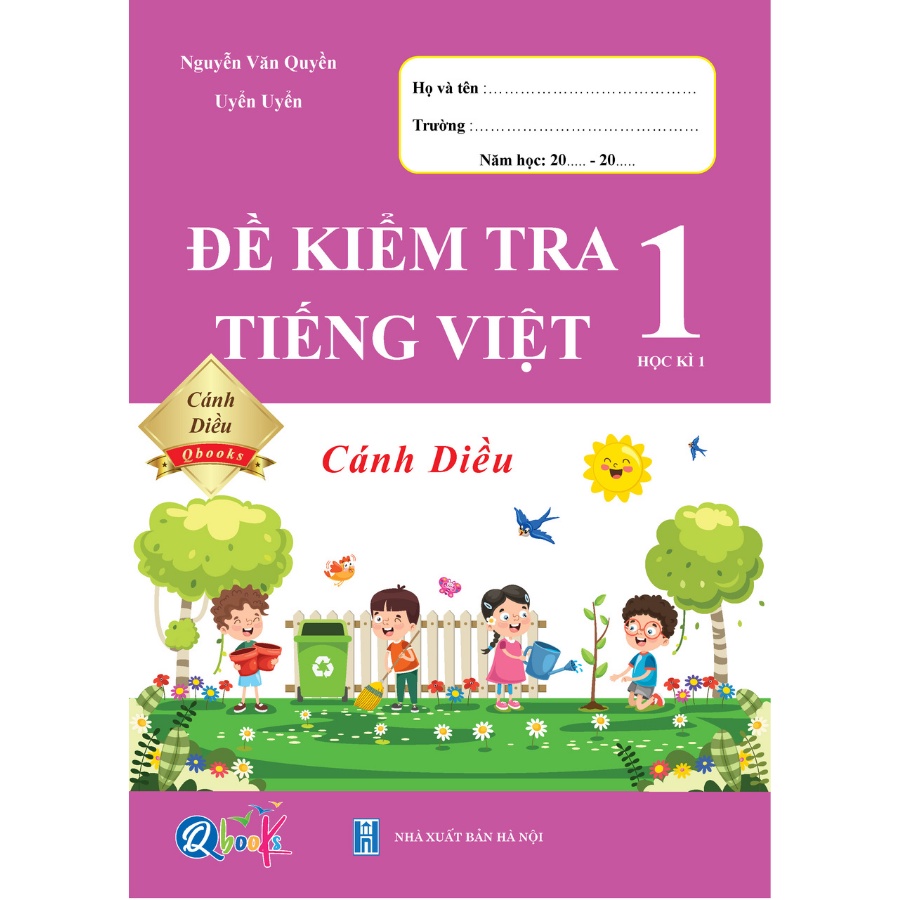 Sách - Combo Bài Tập Tuần và Đề Kiểm Tra - Toán và Tiếng Việt lớp 1 - Cánh Diều - Cả Năm (8 cuốn)