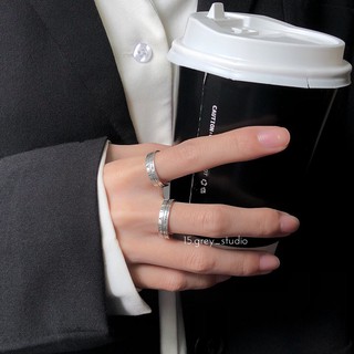 𝗥𝗜𝗡𝗚 | nhẫn khắc số la mã bản lớn unisex