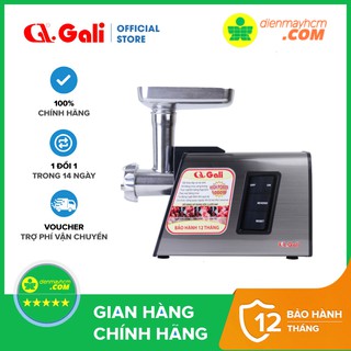 Máy xay thịt công nghiệp Gali GL-1902 1000W nhập khẩu bảo hành chính hãng tem CR chứng nhận chất lượng hàng hóa