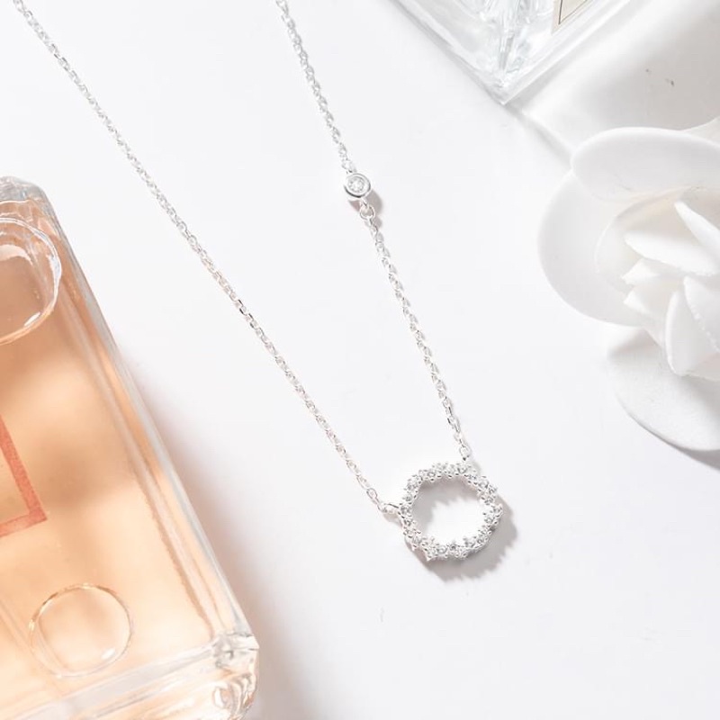 Dây chuyền huyền thoại biển xanh bạc ý DaLiA Jewelry vòng cổ bạc dây xích bạc thật 925 đẹp và cá tính