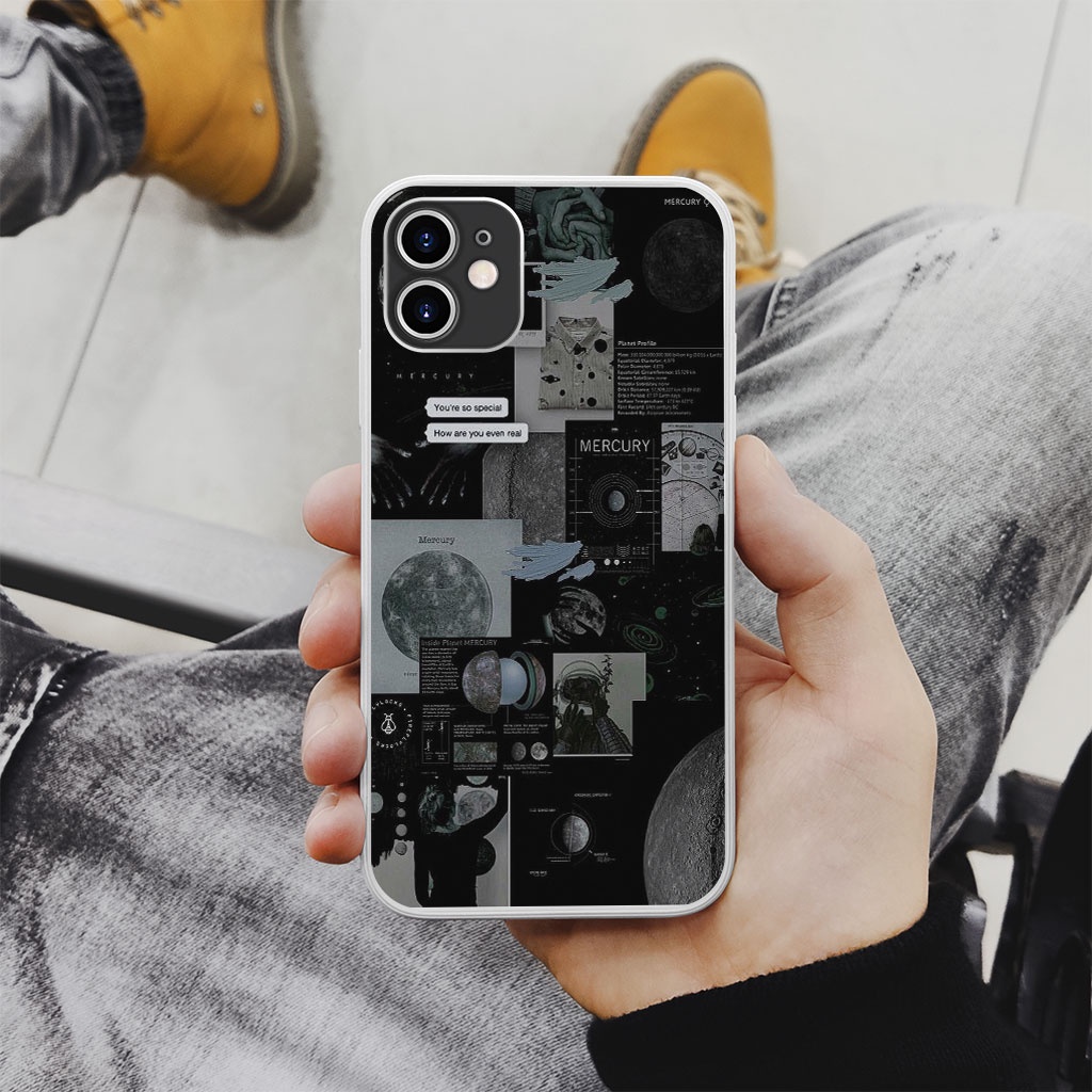 Ốp lưng Black and White So Special MERCURY vũ trụ cho Iphone 5 6 7 8 Plus 11 12 Pro Max X Xr PAP20210005