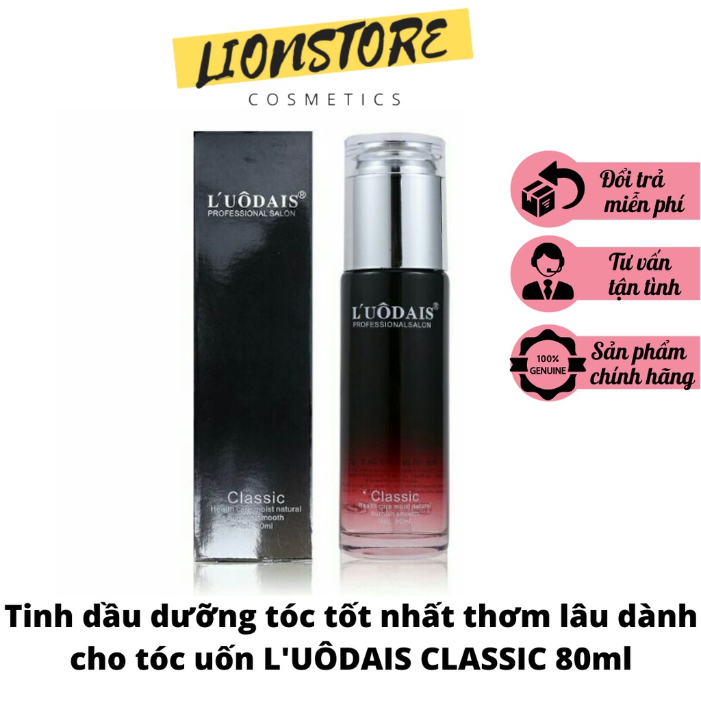 Tinh dầu dưỡng tóc tốt nhất thơm lâu dành cho tóc uốn L'UÔDAIS CLASSIC 80ml