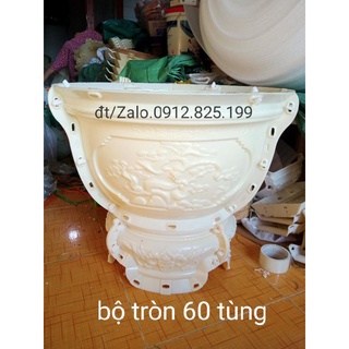 bộ khuôn đúc chậu tròn 60 abs