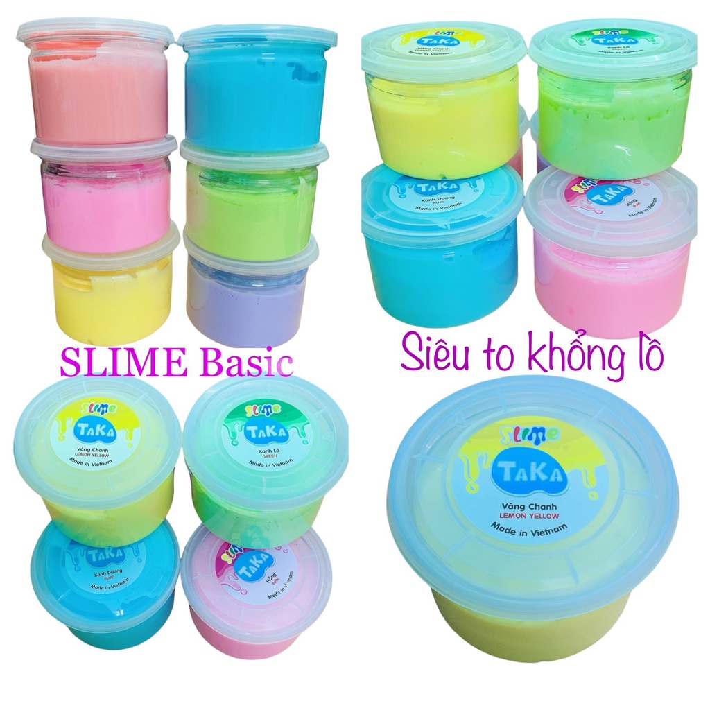 Basic Slime Slam An Toàn Cho Bé Hàng Việt Nam An Toàn Không Độc Hại Giúp Bé Thư Giãn Thoải Mái