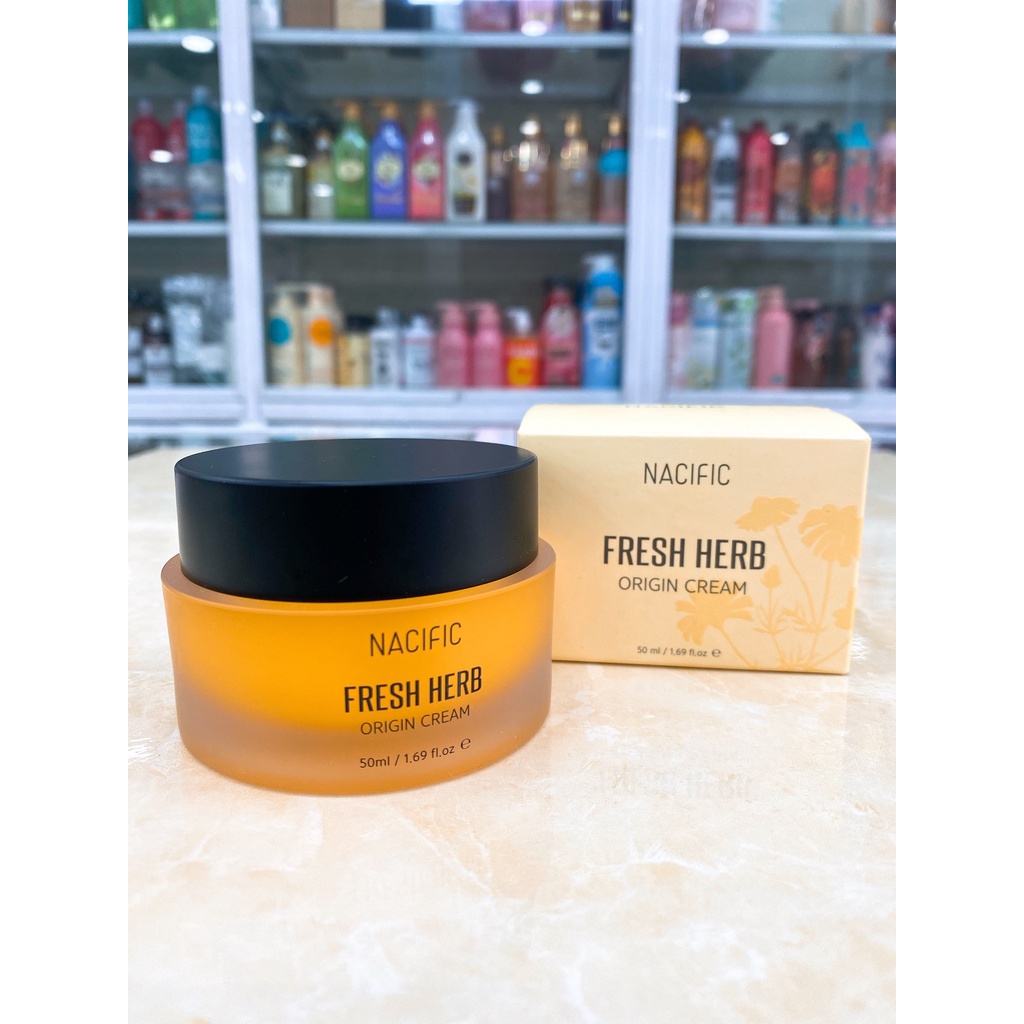 Kem Dưỡng Sáng Da, Ngăn Lão Hóa Nacific Fresh Herb Origin Cream Hàn Quốc 50ml